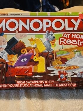 041226 Monopoly: At Home Reality Edition (2021, Hasbro) Complete Ages 8 And Up b